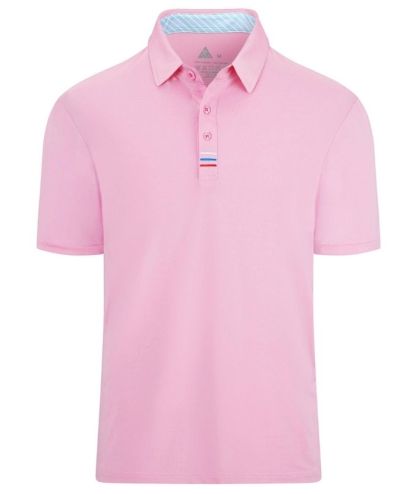 Men's Solid Color Slim Fit Polo Shirt