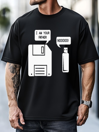 Unisex USB Floppy Disk I am Your Father Geek Gifts T-Shirt