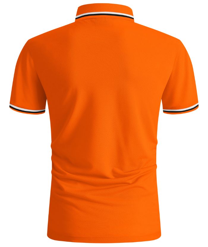 Men's Contrasting Collar Dri-fit  Polo Shirt