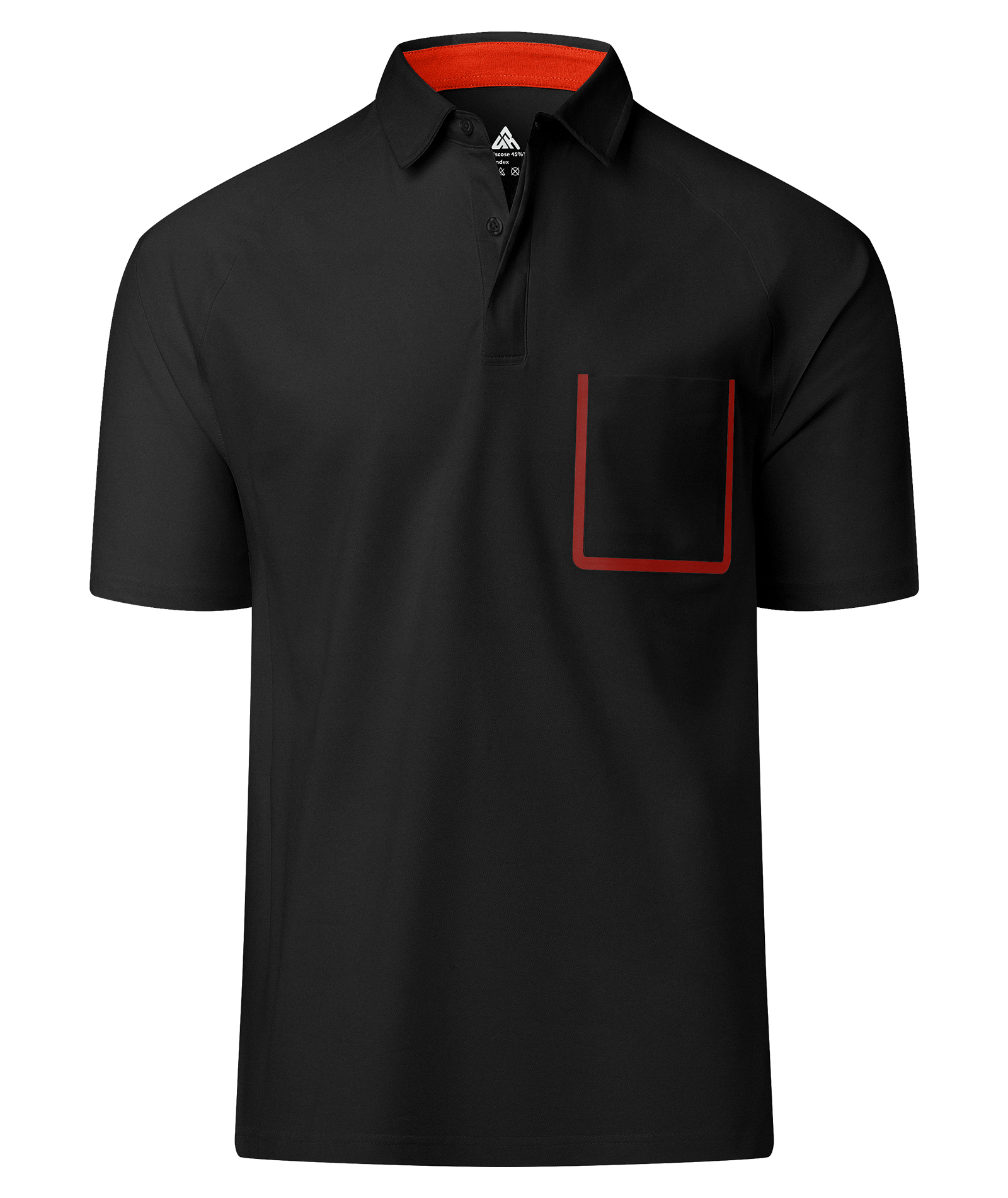 Men's Fast Dry Solid Color Athletic Polo Shirt