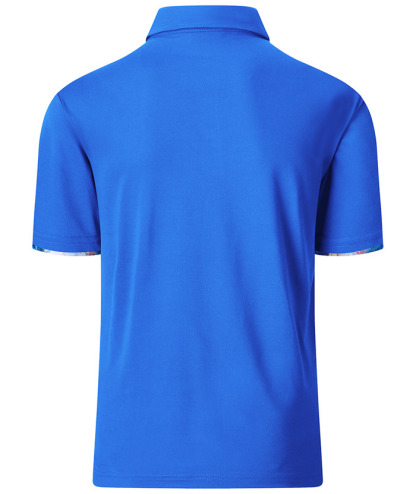 Men's Slim Fit Tennis Solid Color Polo Shirt