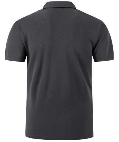 Men's Dark Gray Dri Fit Solid Color Polo Shirt