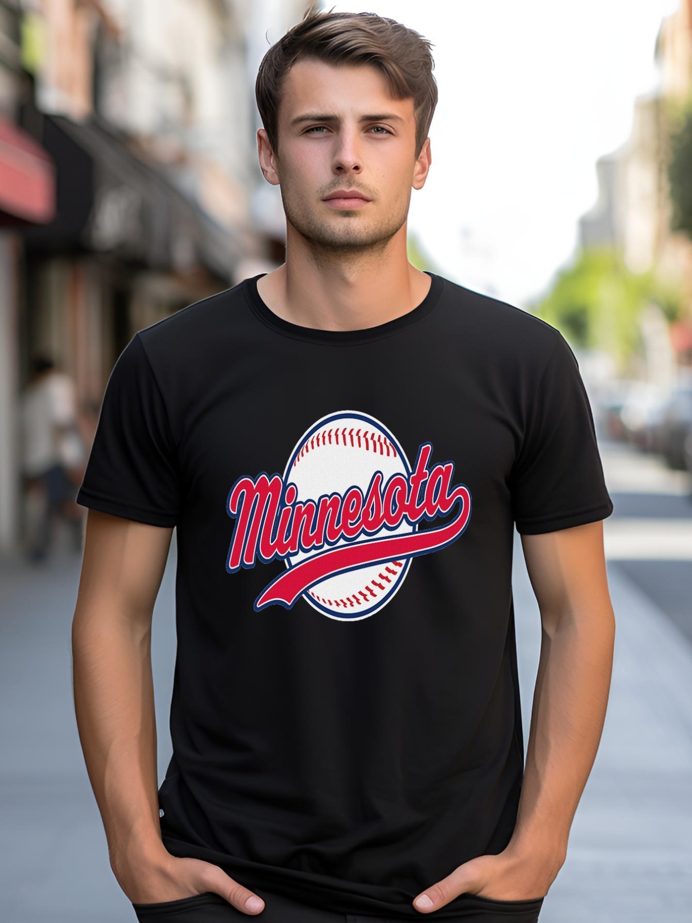 Unisex Minnesota Ee Vintage Baseball Hrowback Retro Design shirt  Graphic Tee