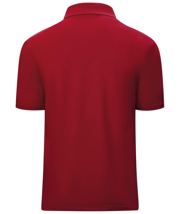 Men's 1/4 Zipper Solid Color Golf Polo Shirt