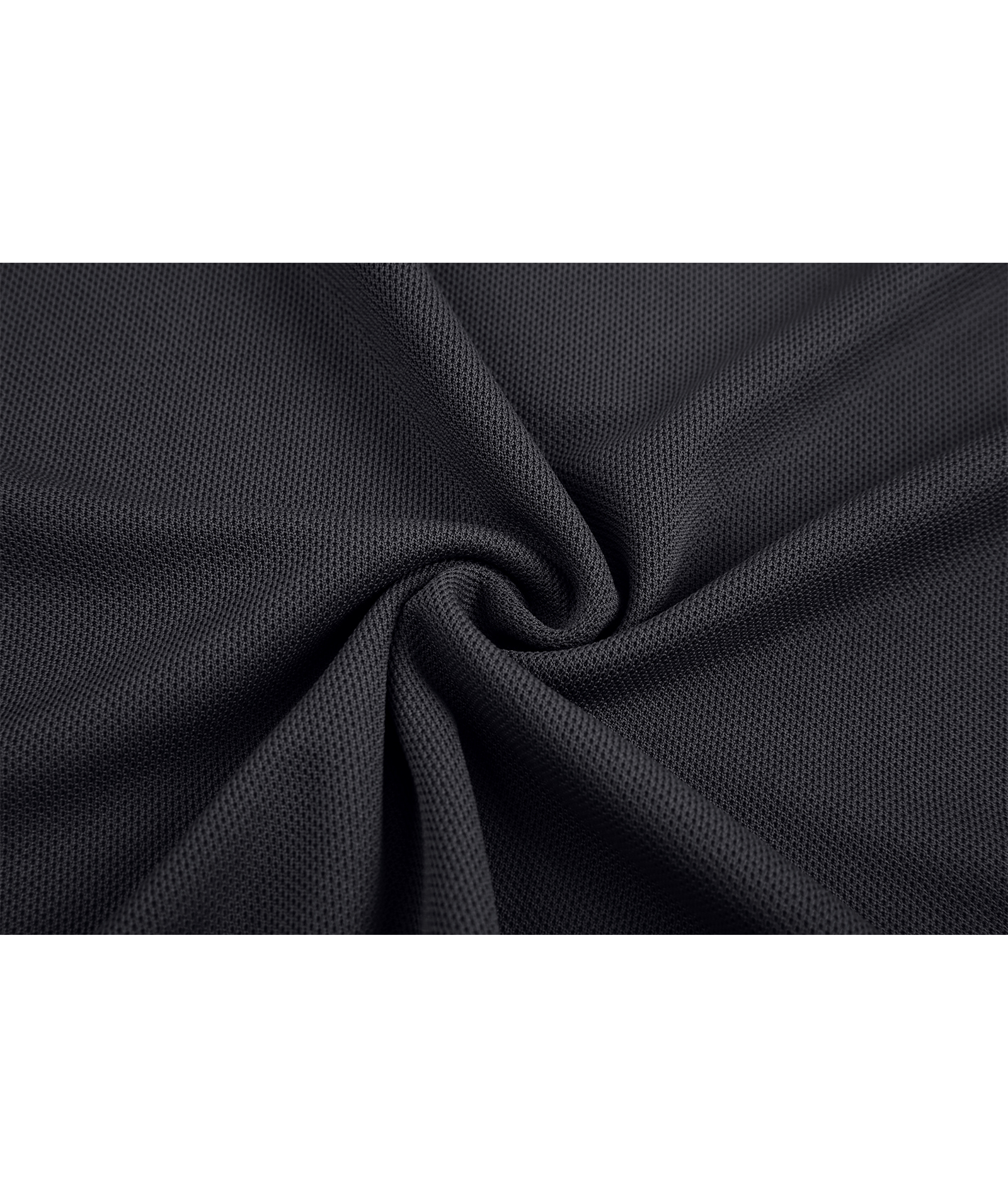 Men's Dark Gray Dri Fit Solid Color Polo Shirt