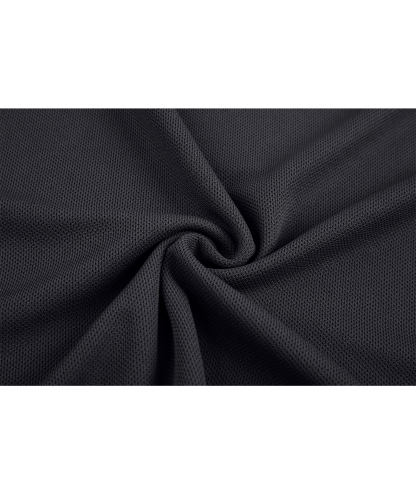 Men's Dark Gray Dri Fit Solid Color Polo Shirt