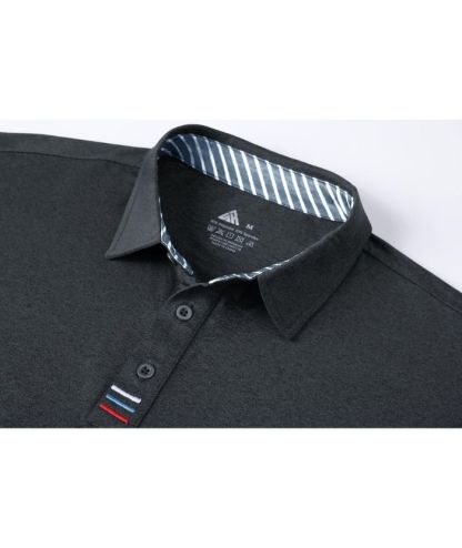Men's Solid Color Slim Fit Polo Shirt