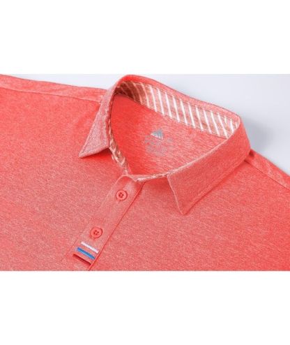 Men's Solid Color Slim Fit Polo Shirt