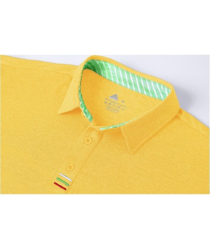 Men's Solid Color Slim Fit Polo Shirt