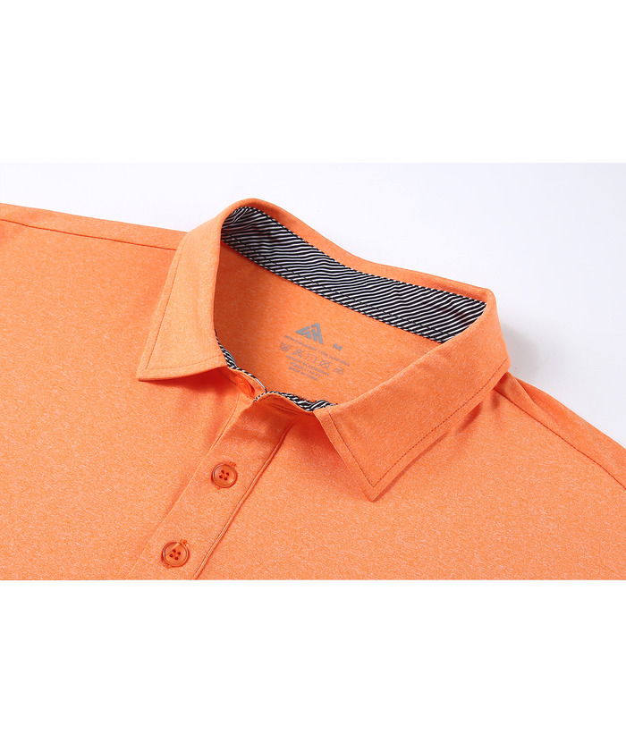 Men's Casual Solid Color Slim Fit Polo Shirt