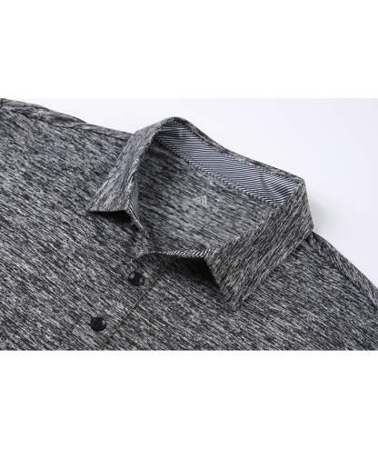 Men's Casual Solid Color Slim Fit Polo Shirt