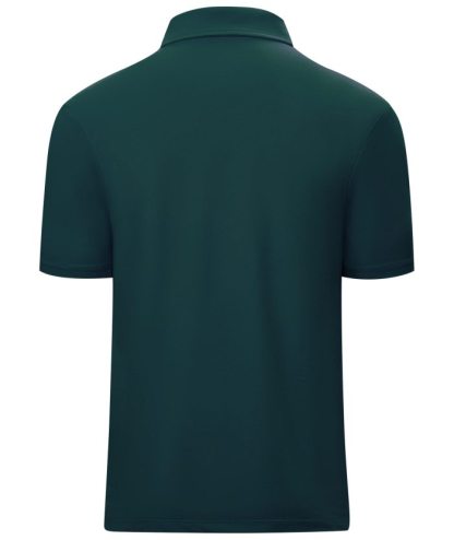 Men's 1/4 Zipper Solid Color Golf Polo Shirt