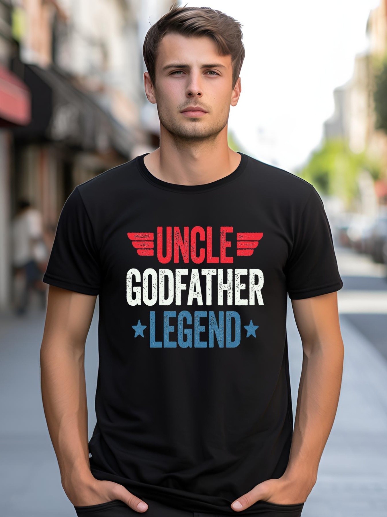 Unisex Uncle Godfather Legend shirt  Graphic Tee