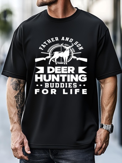 Unisex Father And Son Deer Hunting Buddies For Life Gift T-Shirt