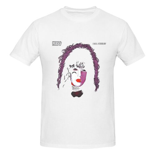 Men's Kiss Paul Stanley 1978 100% Cotton T-Shirt-pod4team