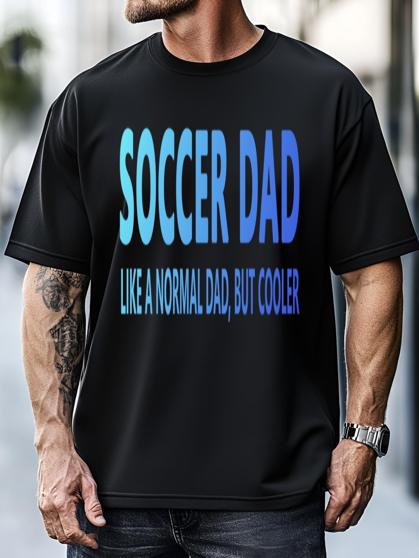 Unisex Soccer Father Soccer Dad Cool Gift T-Shirt