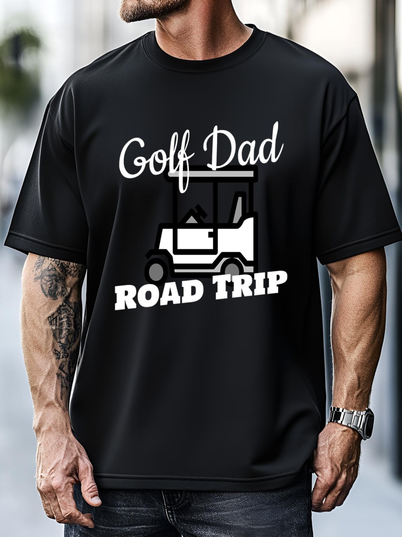 Unisex Golf Dad Road Trip Gift For Dad Father's Day T-Shirt