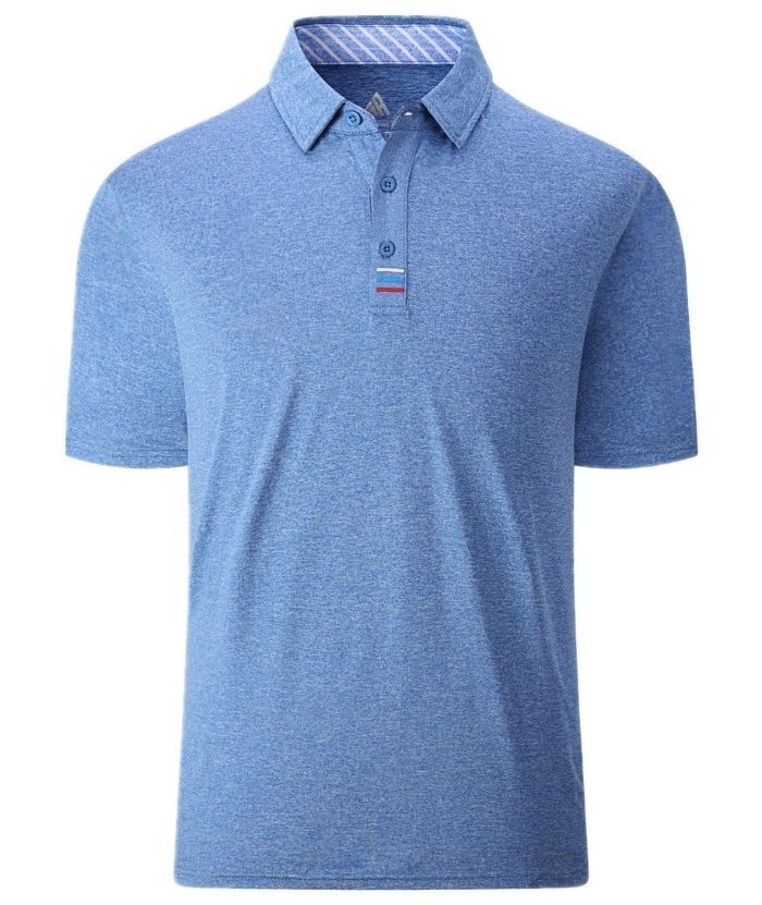 Men's Solid Color Slim Fit Polo Shirt