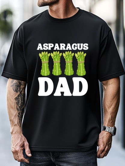 Unisex Funny Asparagus Dad Vegetable Fathers' Day Gardener Lover Meaningful Gift T-Shirt