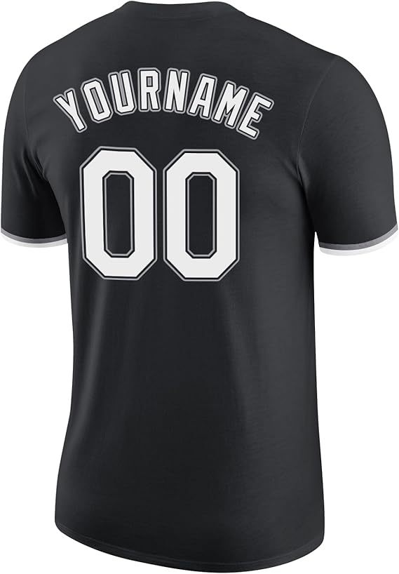 Unisex Custom Baseball Team 100% Cotton Graphic Tee