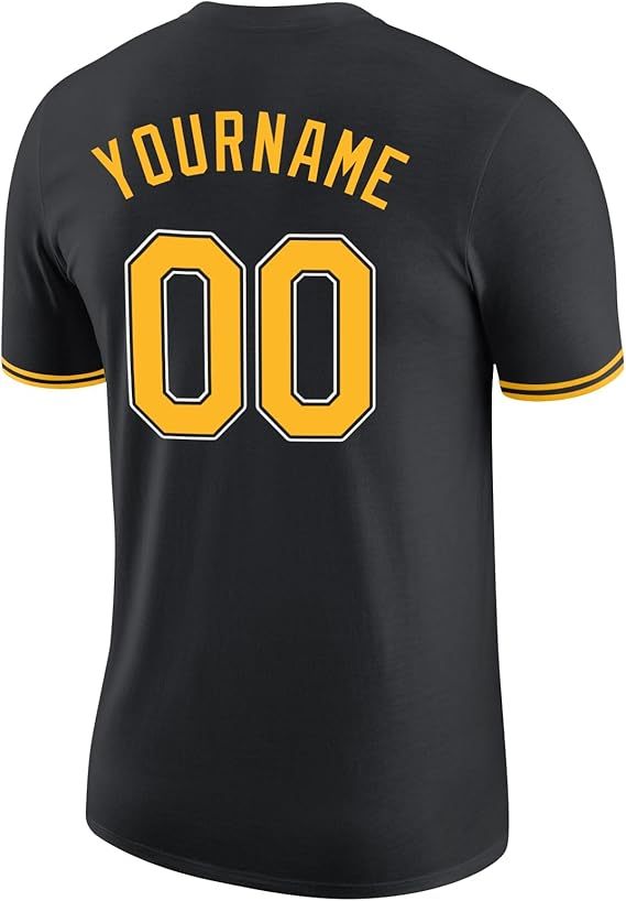 Unisex Custom Baseball Team 100% Cotton Graphic Tee