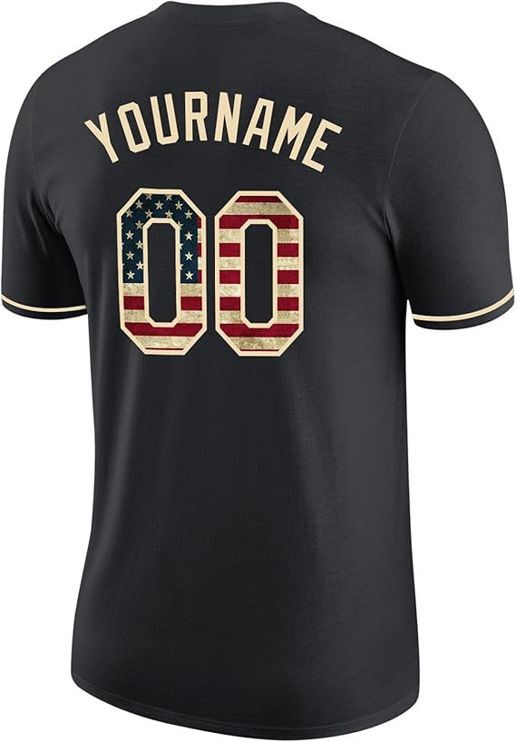 Unisex Custom Baseball Team 100% Cotton Graphic Tee