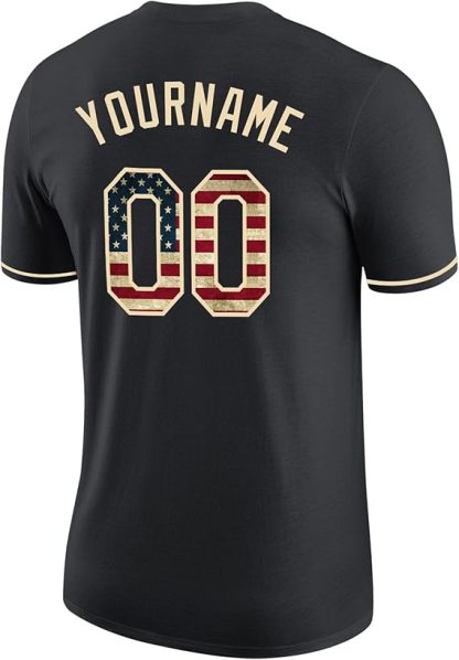 Unisex Custom Baseball Team 100% Cotton Graphic Tee