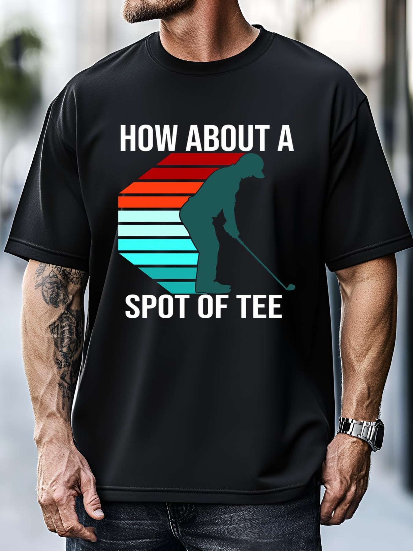 Unisex How About The Spot Of Tee Golf Gift For Father's Day T-Shirt