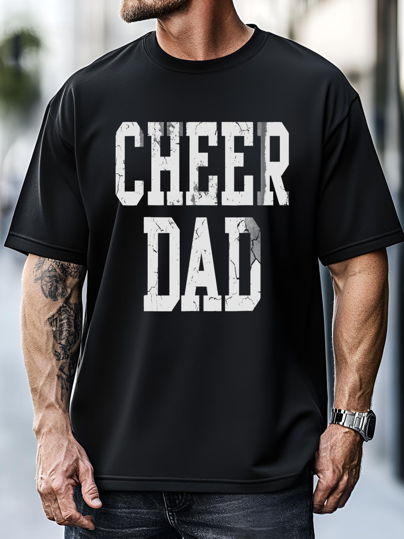 Unisex Cheer Dad Cheer leading Cheer Leading Dad Father T-Shirt