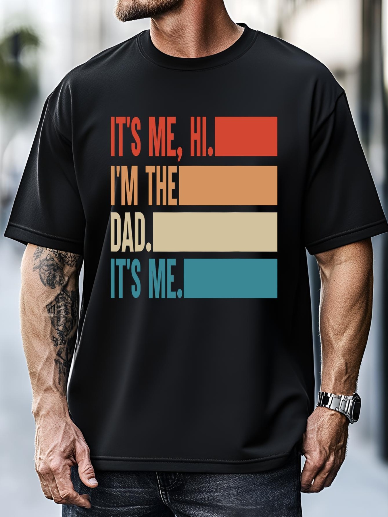 Unisex Its Me Hi Im The Dad Its Me Fathers Day Gift From Kids T-Shirt