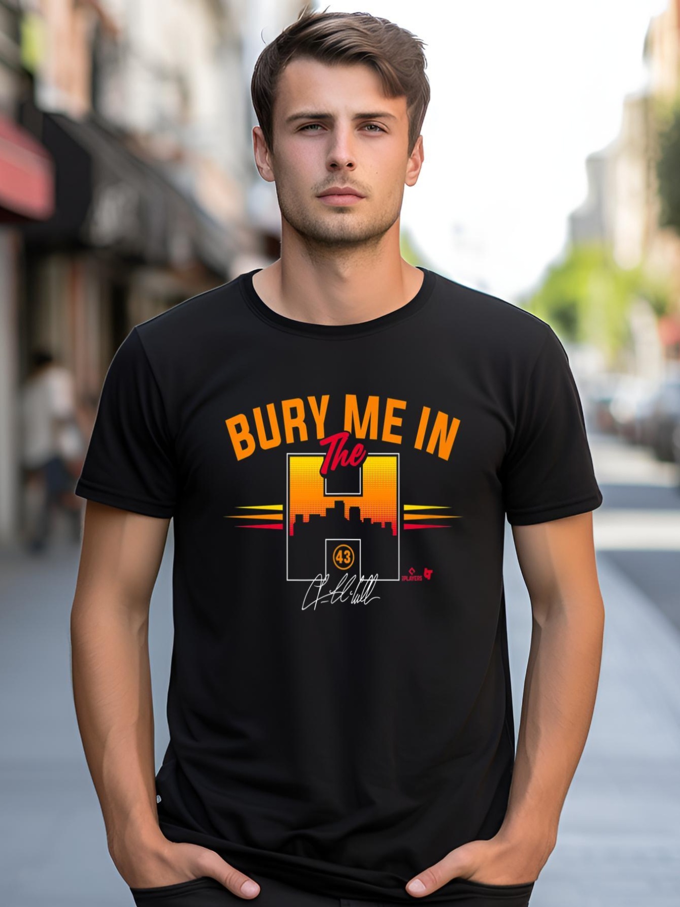Unisex Lance McCullers Jr Bury Me In The Houston Baseball shirt  Graphic Tee