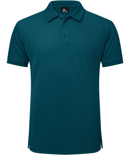 Men's Solid Color Button Up Polo Shirt
