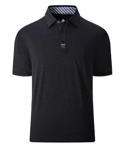 Men's Solid Color Slim Fit Polo Shirt