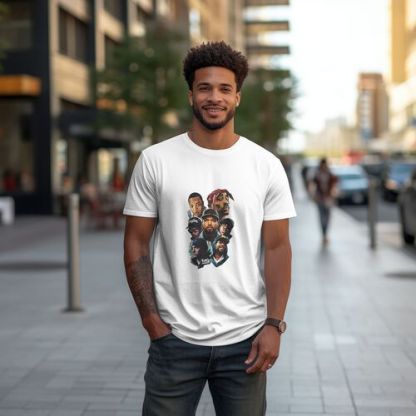 Men's Legends never die Rappers 100% Cotton T-Shirt-pod4team