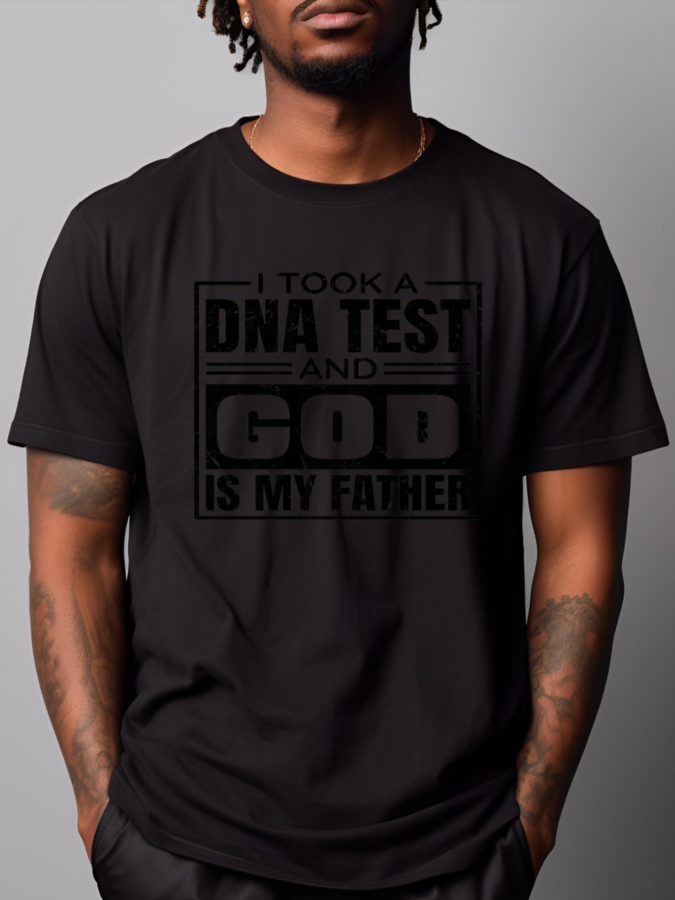 Unisex I Took A Dna Test And God Is My Father Christianity Quote T-Shirt