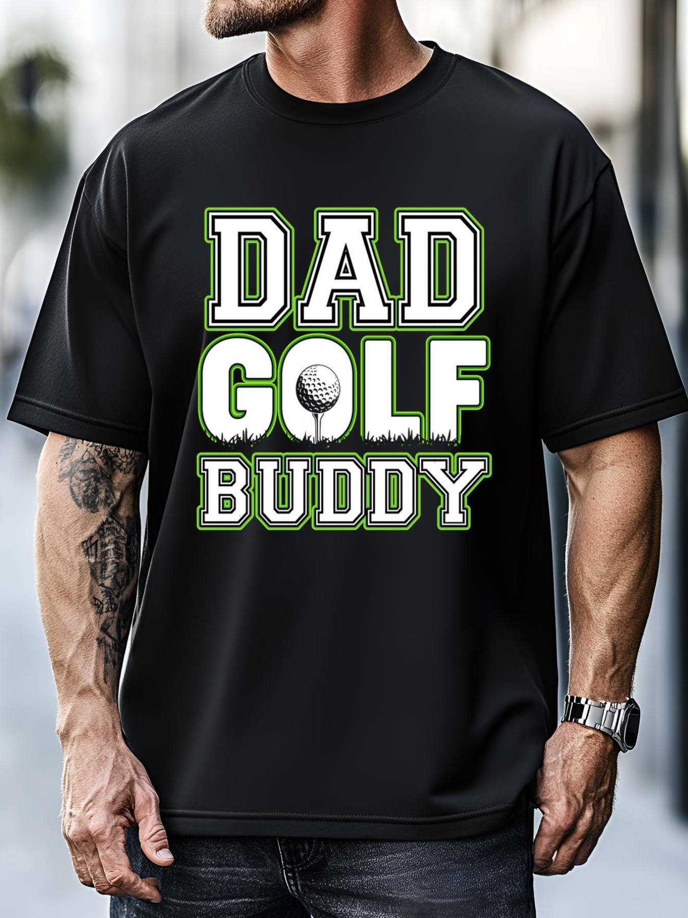 Unisex Dad Golf Buddy Funny Golf Gift For Father's Day T-Shirt