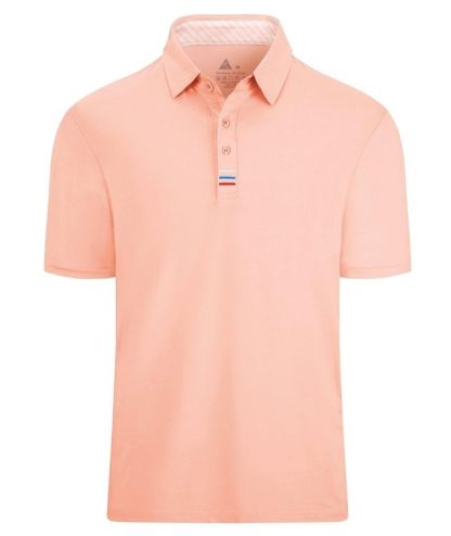 Men's Solid Color Slim Fit Polo Shirt