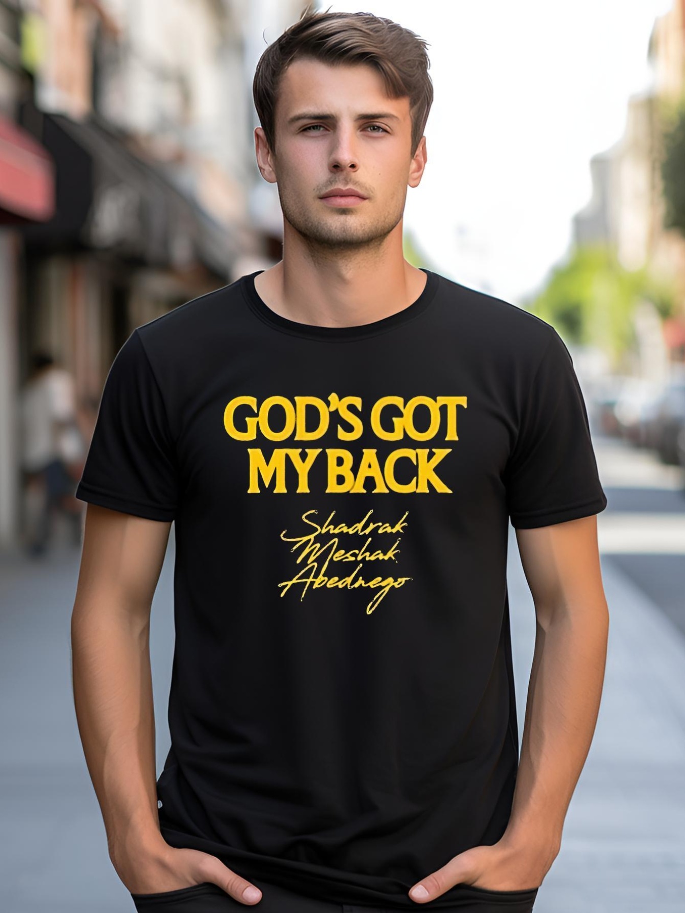 Unisex Merch Gods Got My Back Shadrach Meshach Abedne shirt  Graphic Tee