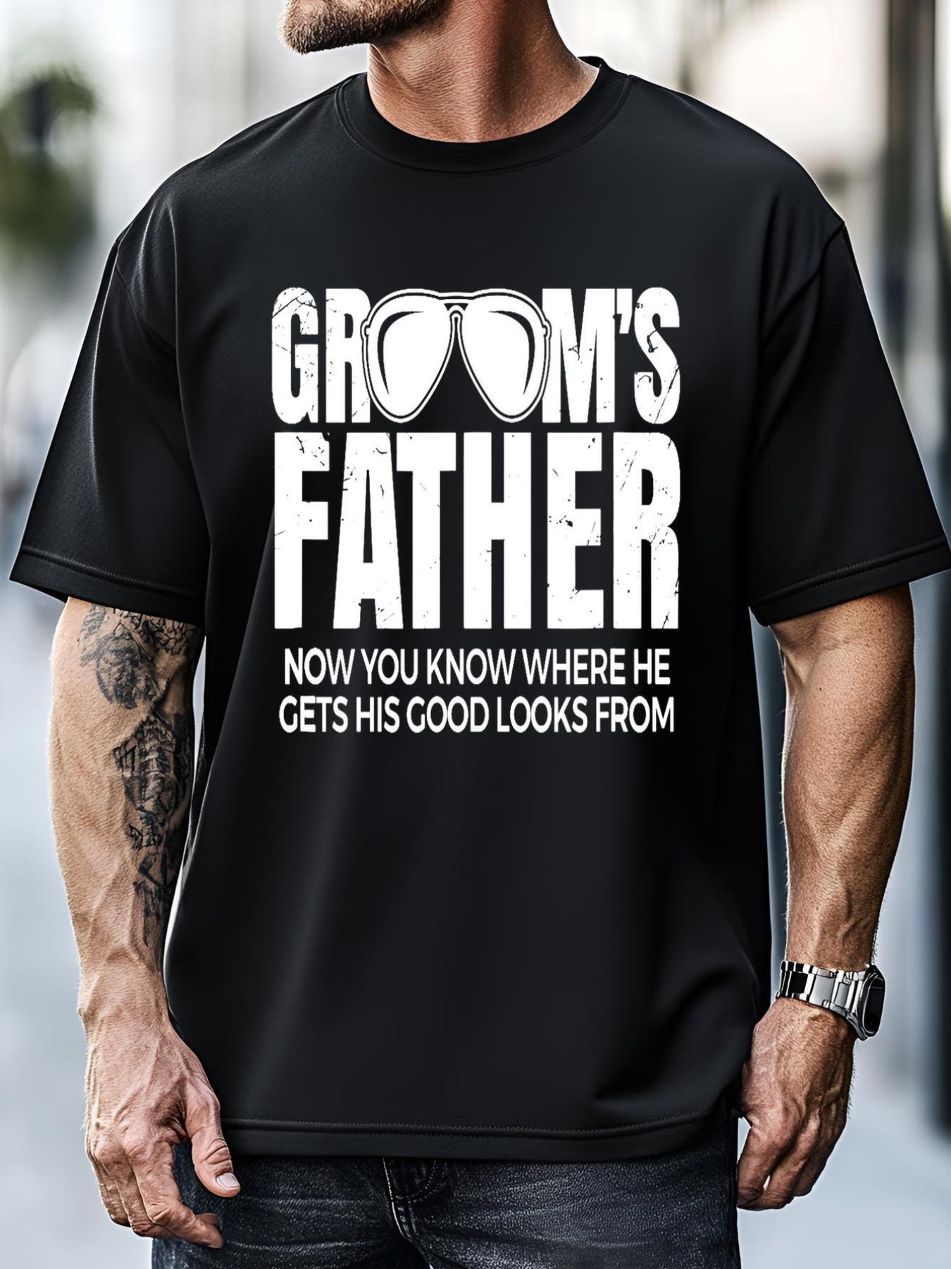 Unisex Father of the Groom | Wedding Costume Groom's Father T-Shirt
