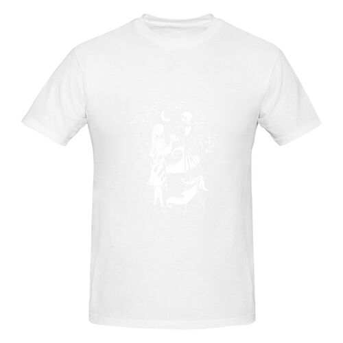 Men's The Nightmare Before Christmas 100% Cotton T-Shirt-pod4team