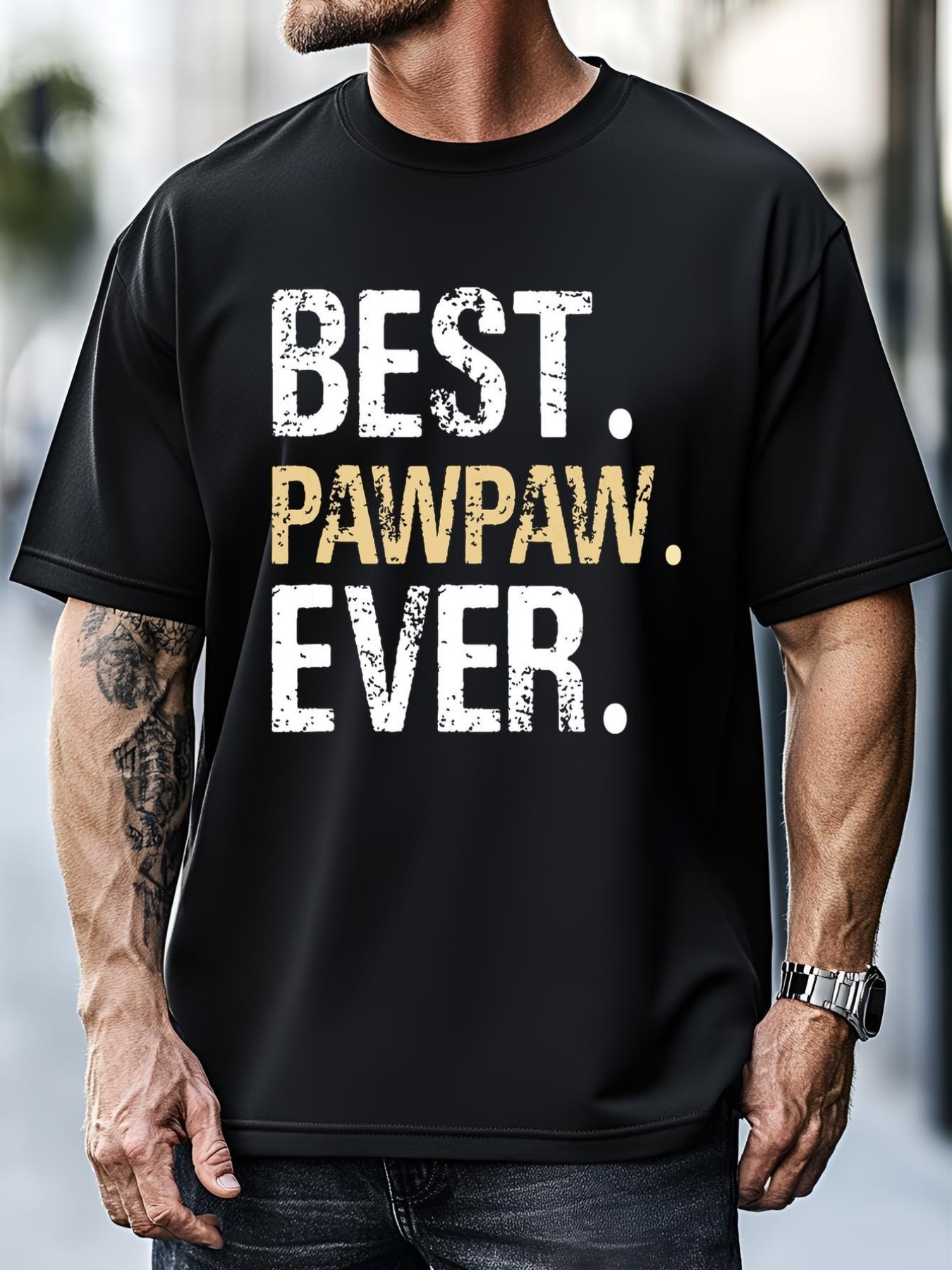 Unisex Best PawPaw Ever Graphic Great Fathers Day Grandparent Gifts T-Shirt