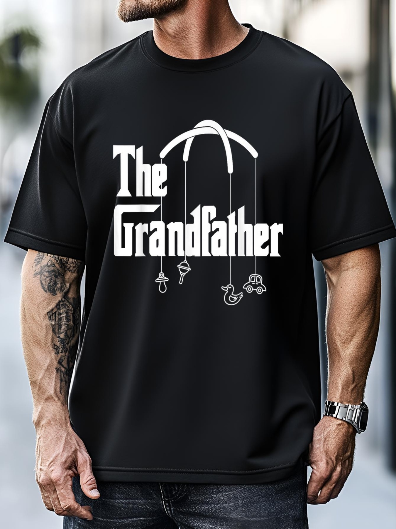 Unisex The Grandfather Quote Funny Design For New Grandpas T-Shirt