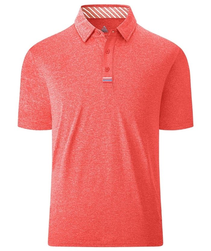 Men's Solid Color Slim Fit Polo Shirt