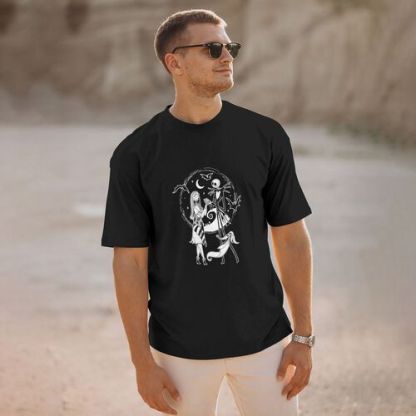 Men's The Nightmare Before Christmas 100% Cotton T-Shirt-pod4team