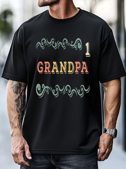 Unisex Loving Grandfather Best Grandpa Ever Day Grandparent Gift T-Shirt