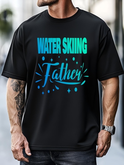 Unisex Water Skiing Father Water Skier Gift T-Shirt