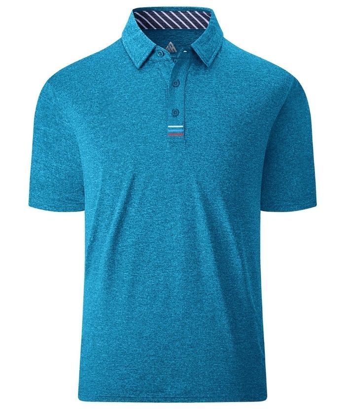 Men's Solid Color Slim Fit Polo Shirt