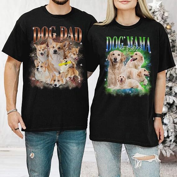 Unisex Custom Photo Bootleg 100% Cotton Graphic Tee