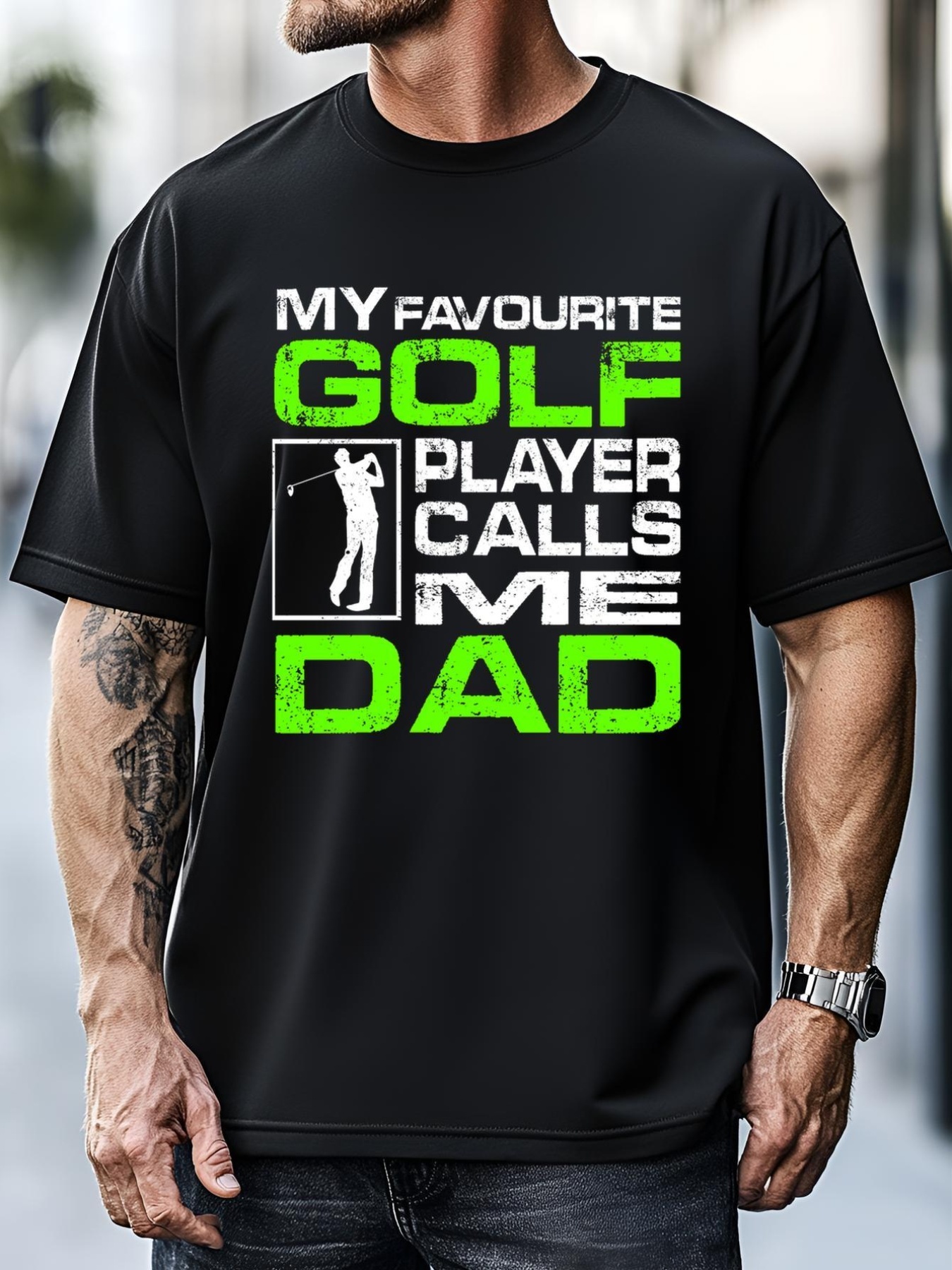 Unisex My Favorite Golf Player Call Me Dad Gift For Dad Father's Day T-Shirt