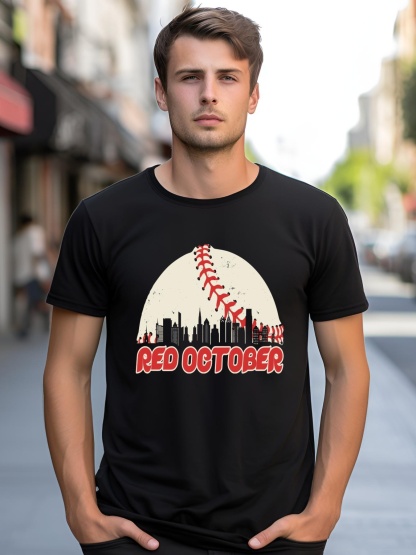 Unisex Red October Philadelphia Baseball shirt  Graphic Tee